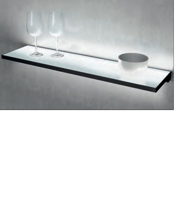 TeoSlim LED, schwarz, 60 cm breit, 10 Watt